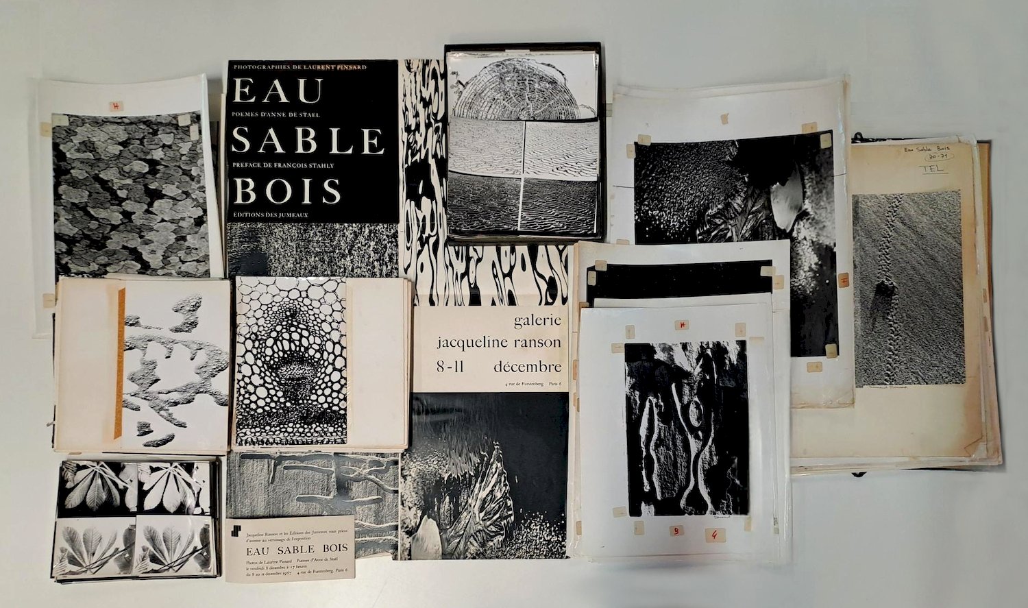 Affiches, photos, maquette du fonds Laurent Pinsard, Bibliotheque Kandinsky, Centre Pompidou