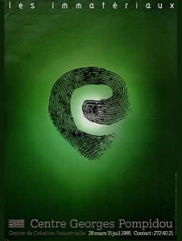 Affiche de l'exposition Les Immatériaux (AF 9300096).