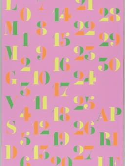 Sottsass, Calendrier psychédélique [s.d.]